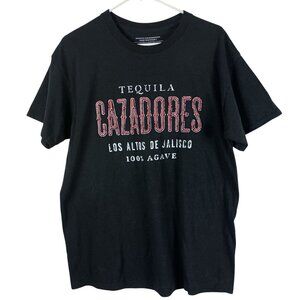 Tequila Cazadores Black Mens T-Shirt XL 100% Agave Los Altos De Jalisco Graphic